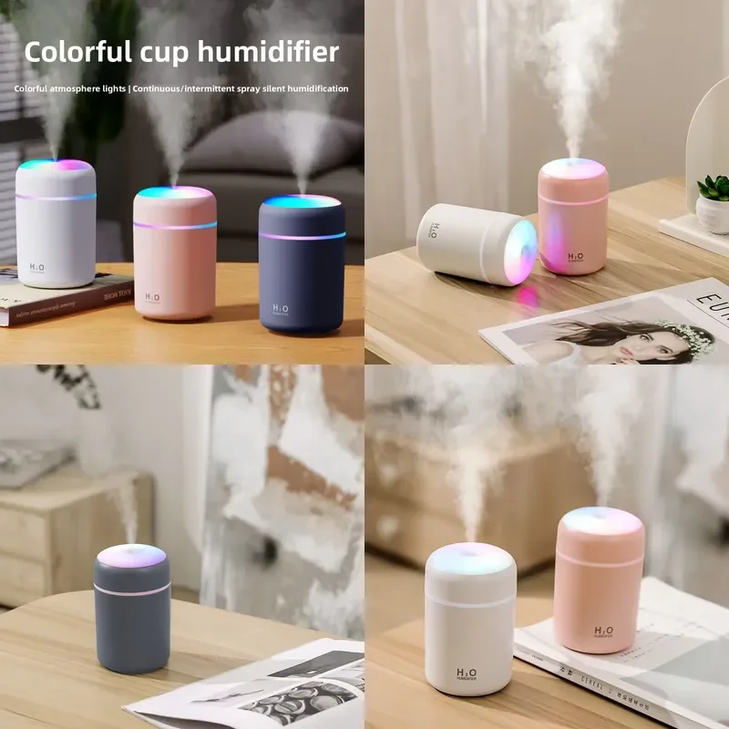 for Creative Small USB Mechanical Air Humidifier with Disinfection Aromatherapy Auto Power Off Plastic for Hotel Car Use