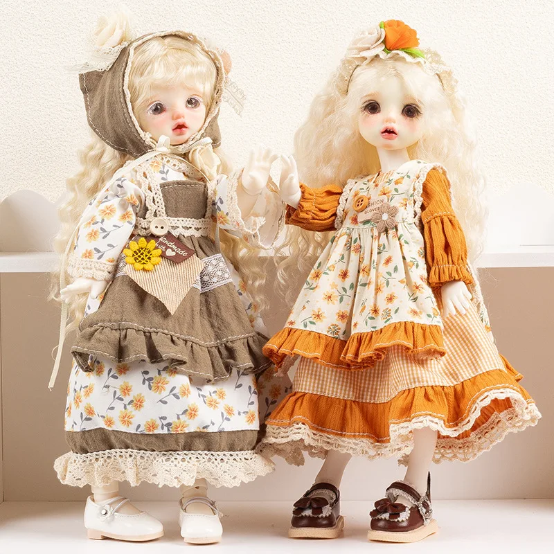 Cute 30cm Doll Princess Dress Changing Clothes 1/6 BJD Doll Outfit Set Girl Toy Gift Doll Accessories