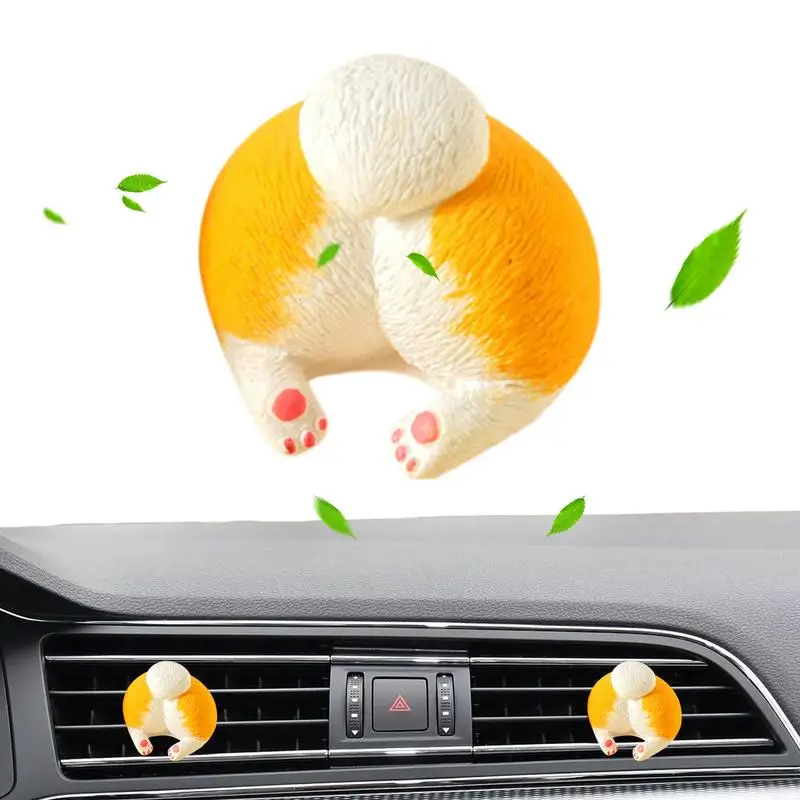 

Dog Car Scent Fragrance Slices For Car Vent Clip Car Cartoon Dog Butt Diffuser Ornaments Fragrance Slices Car Fragrance Diffuser