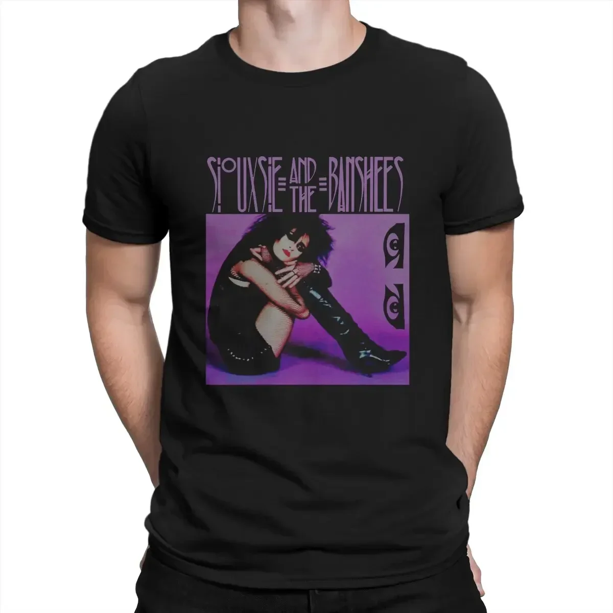 

Cotton T Shirt Siouxsie And the s Short Vintage One Of Representatives Of Gothic Music T-Shirts for Men