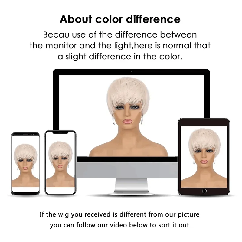 Платиновые блондинки, парики пикси для женщин, короткий многослойный синтетический парик для повседневного использования на вечеринке, косплей (платиновый блондин)