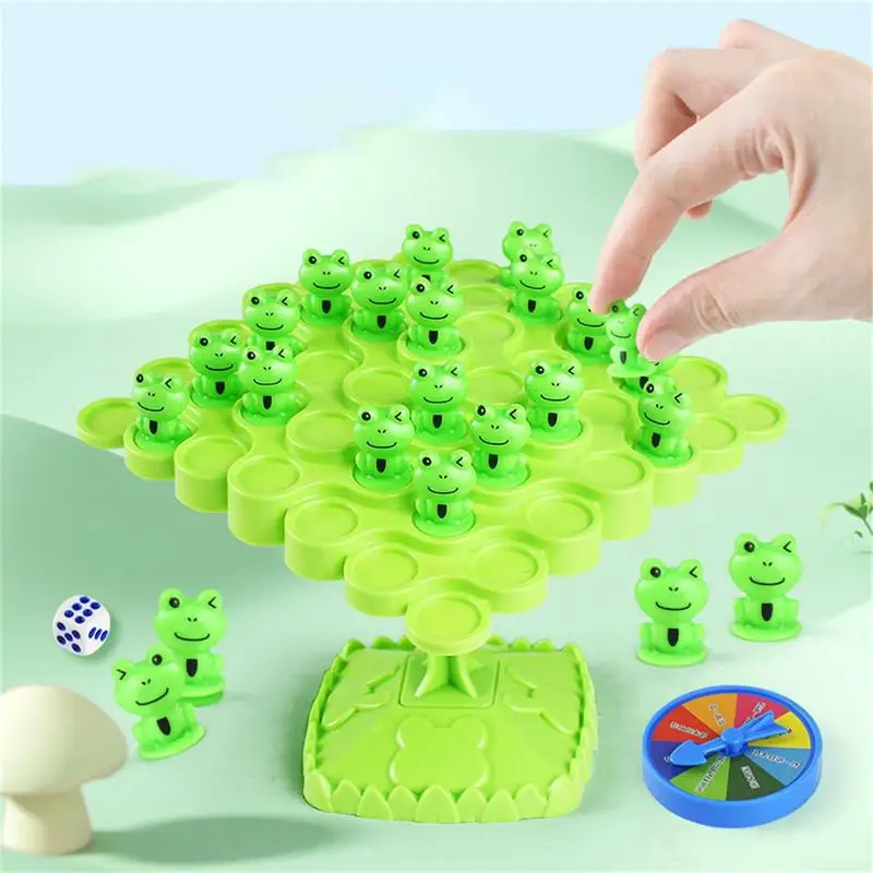 Jouet mathématique Montessori pour enfants, jeu de table, arbre d'équilibre grenouille, jouets pour enfants, planche d'équilibrage grenouille, puzzle pour garçons et filles