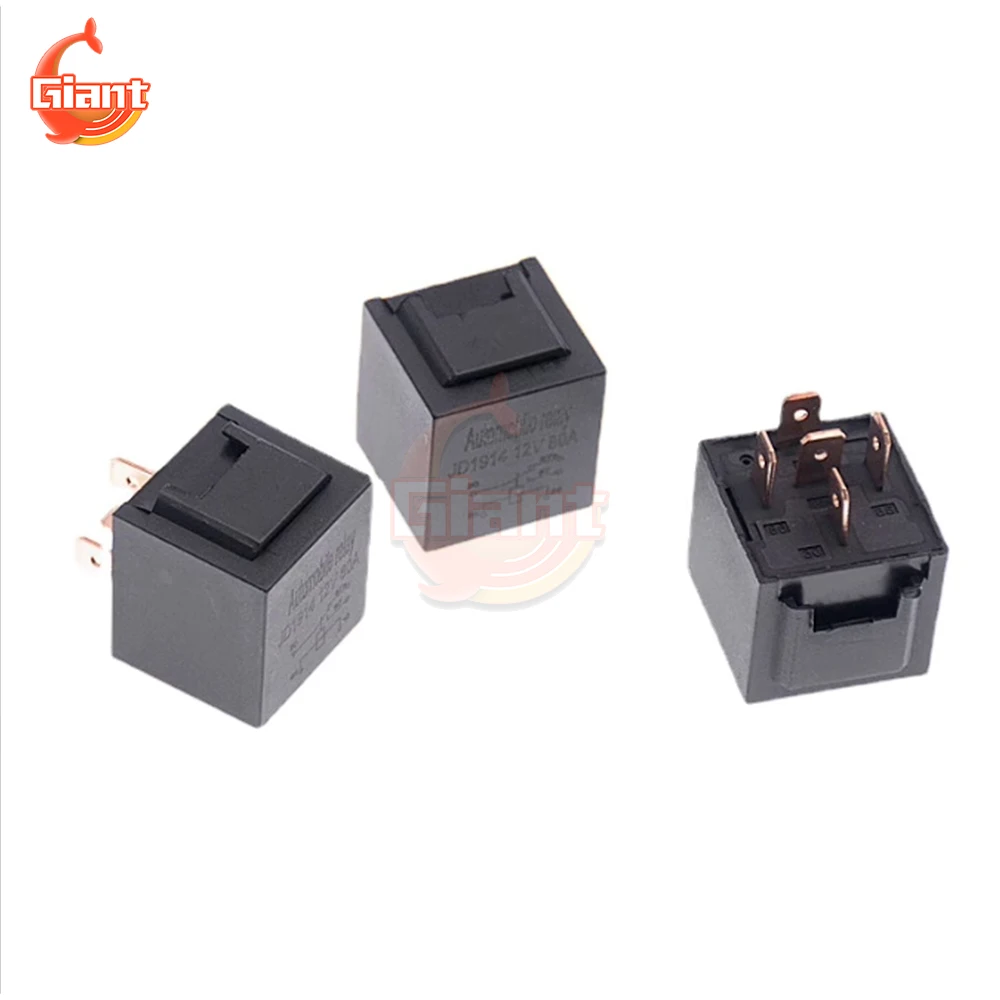 4 Pin 5 Pin 12V/24V Mini Waterproof Relay High-power Automotive Control Moudle AC/DC Car Relays DIY Multi-function Relay Moudle