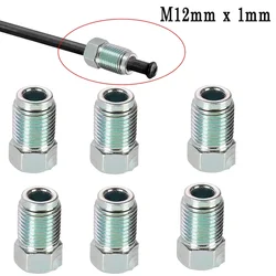 키트 미터법 너트 실린더 피팅 M12mm X1mm 실버 유니온 마스터 3/16