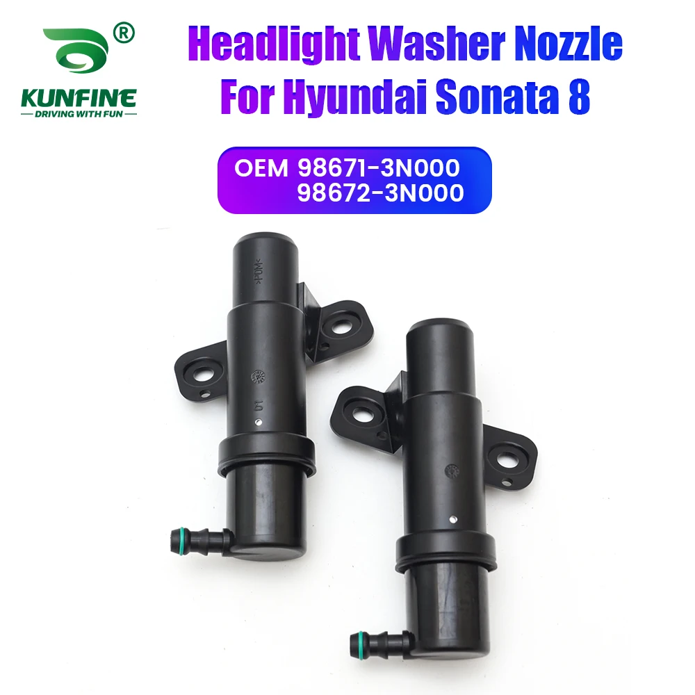 

Автомобильная фара, передний бампер, омыватель, распылительная насадка, крышка насоса для фар для Hyundai Sonata 8, 98671-3N000 98672-3N000