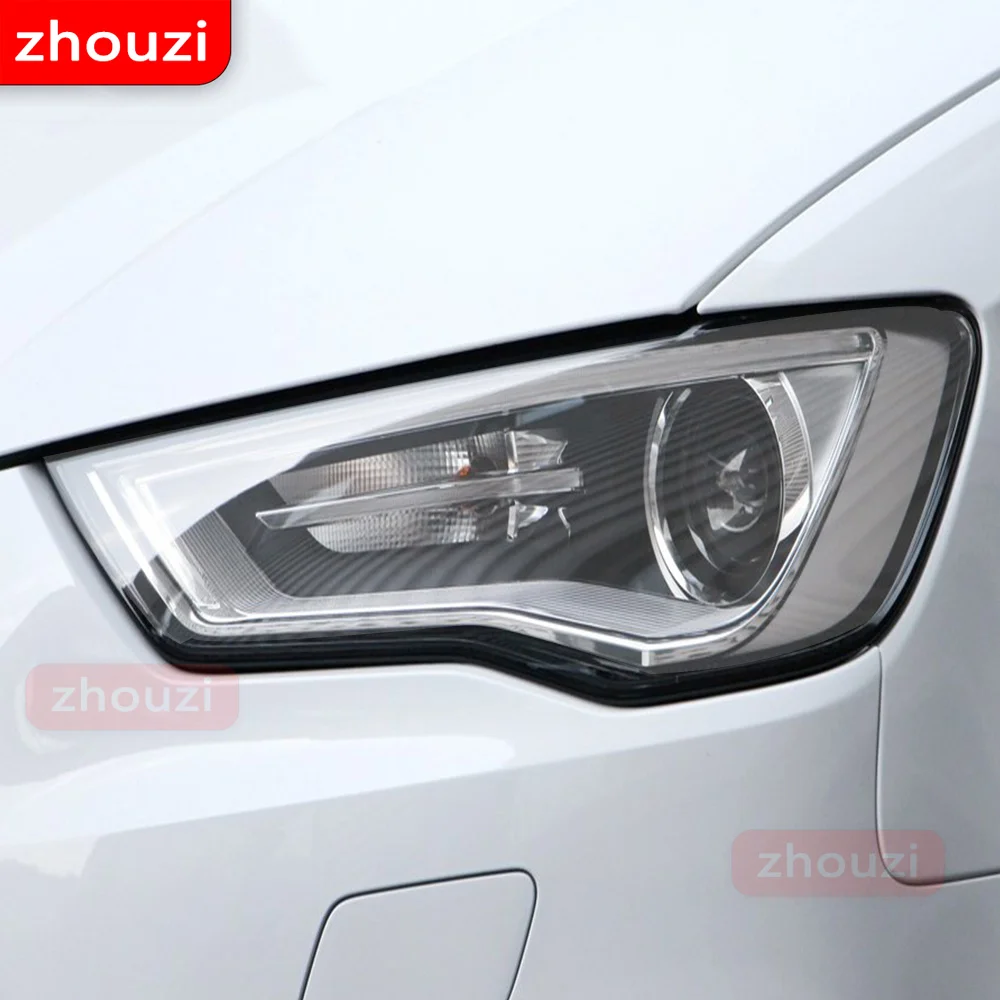 Car Headlight Protective Film Transparent Smoked Black TPU Sticker For Audi A3 8V S3 RS3 8Y 2021 2022 S Line Sportback 2014-On
