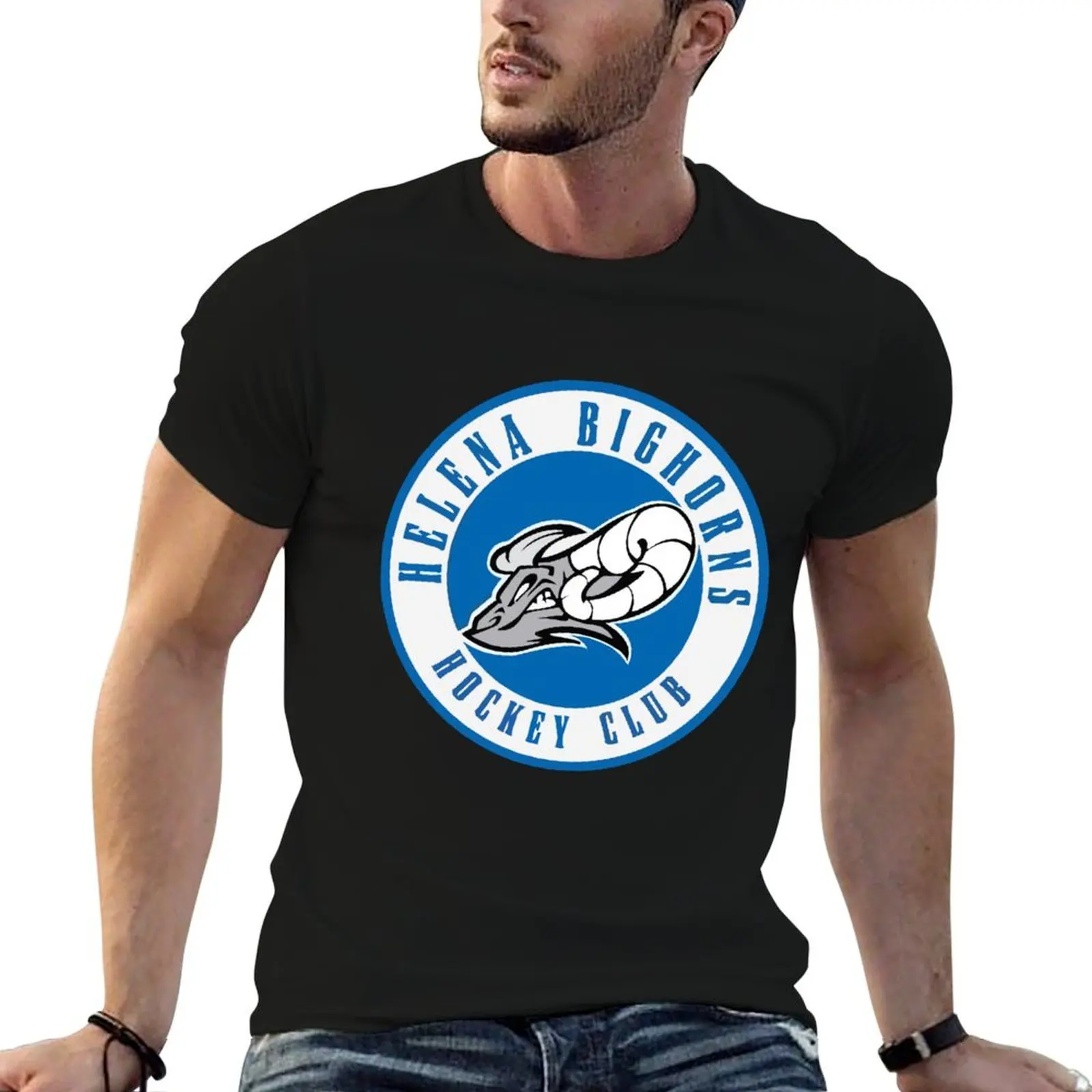 Helena Bighorns hockey T-Shirt Louboutins funny gifts plain black t shirts men
