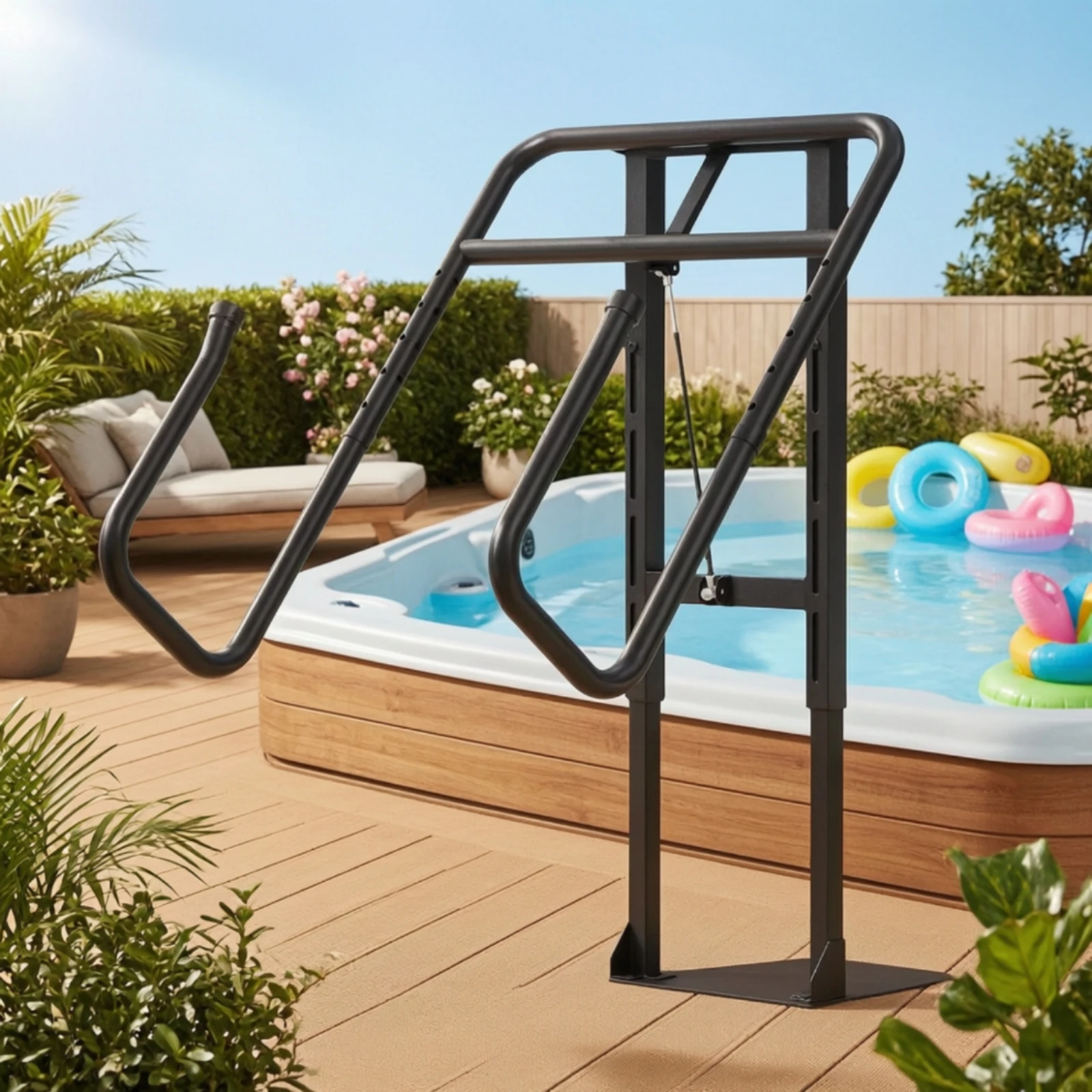 Hot Tub - Hot Tub Cover Lift with Hydraulic