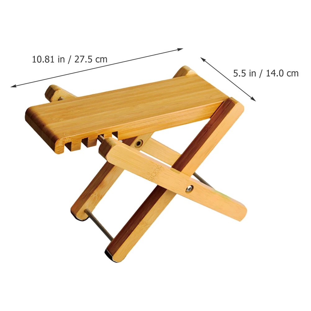 

Guitar Footstool Fooot Seat Stools for Adults Foldable Portable Seating Adjustable