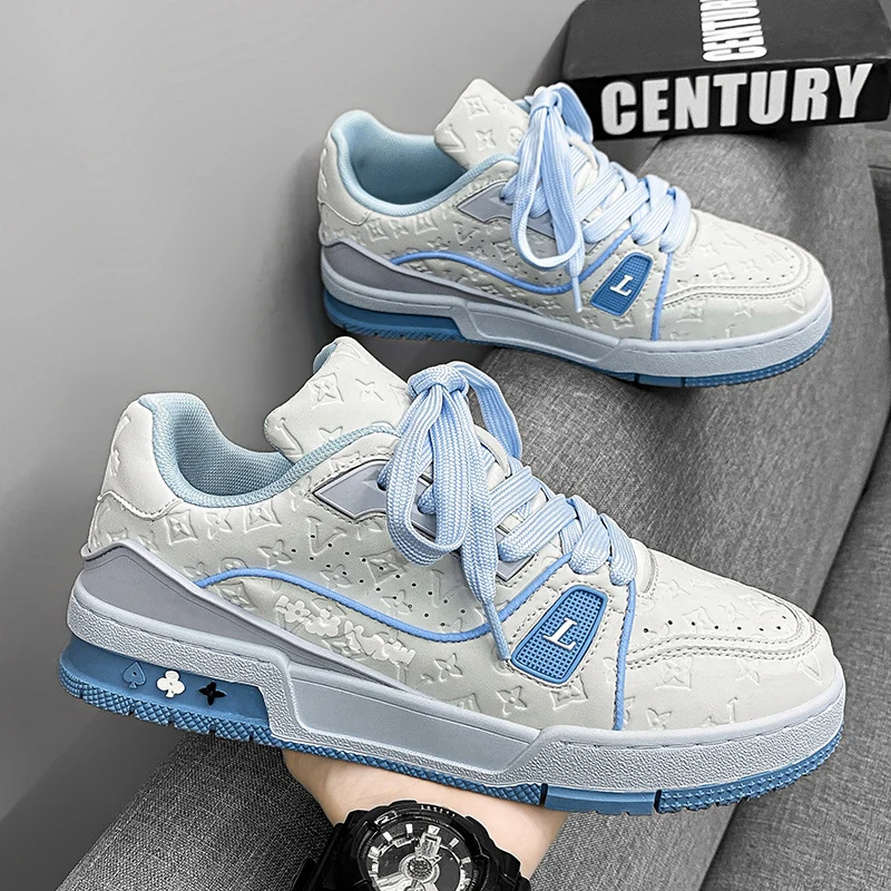 2025 Men's New Autumn White Sneakers - Breathable Casual Shoes, Couple Style, Trendy & Best Selling