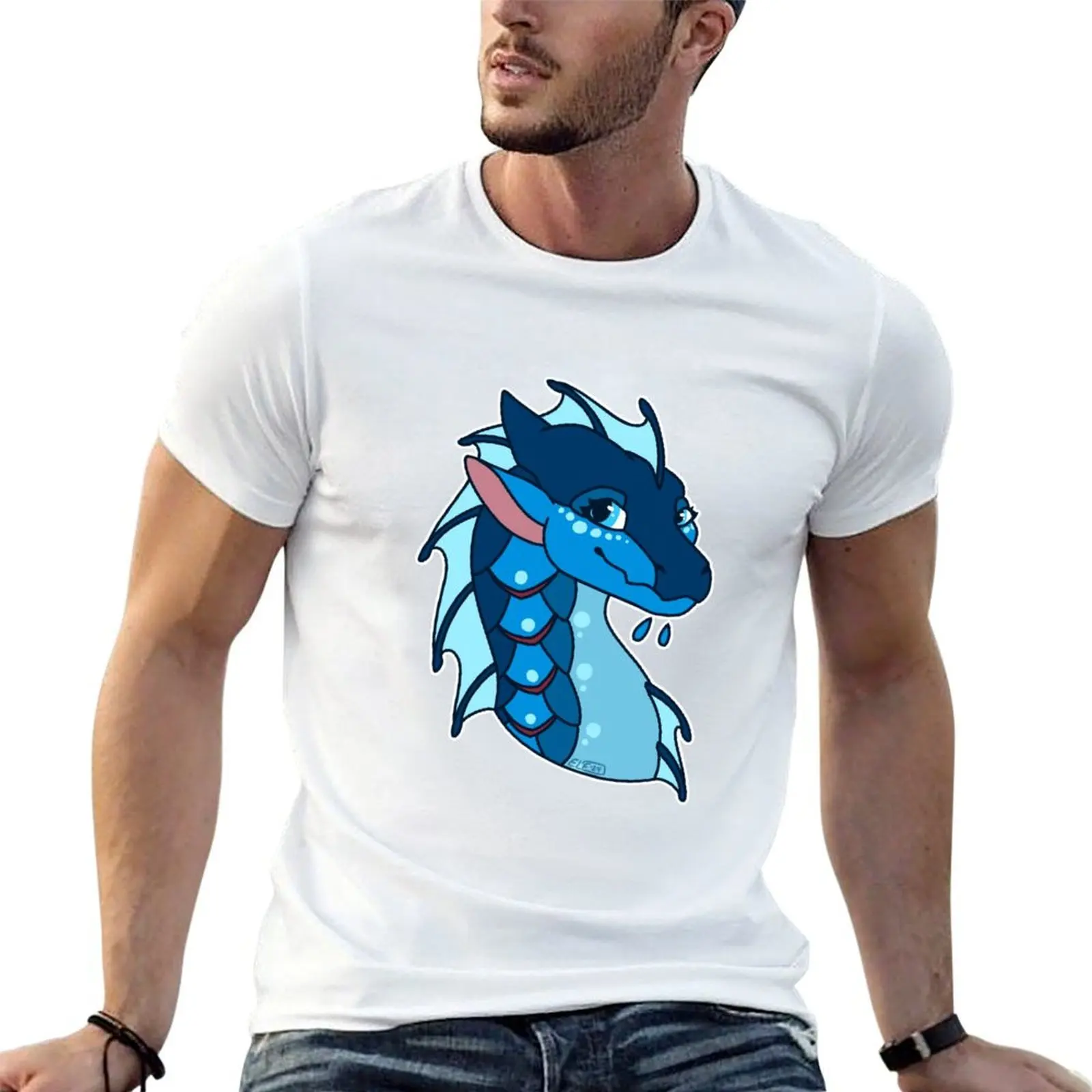 Tsunami Wings of Fire T-Shirt aesthetic clothes anime figures tshirts for men