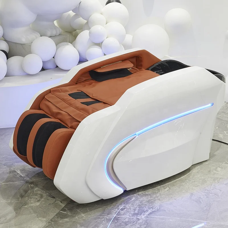 High-end electric rotary massage salon nail spa shampoo bed barber store shampoo chair with LED lighting