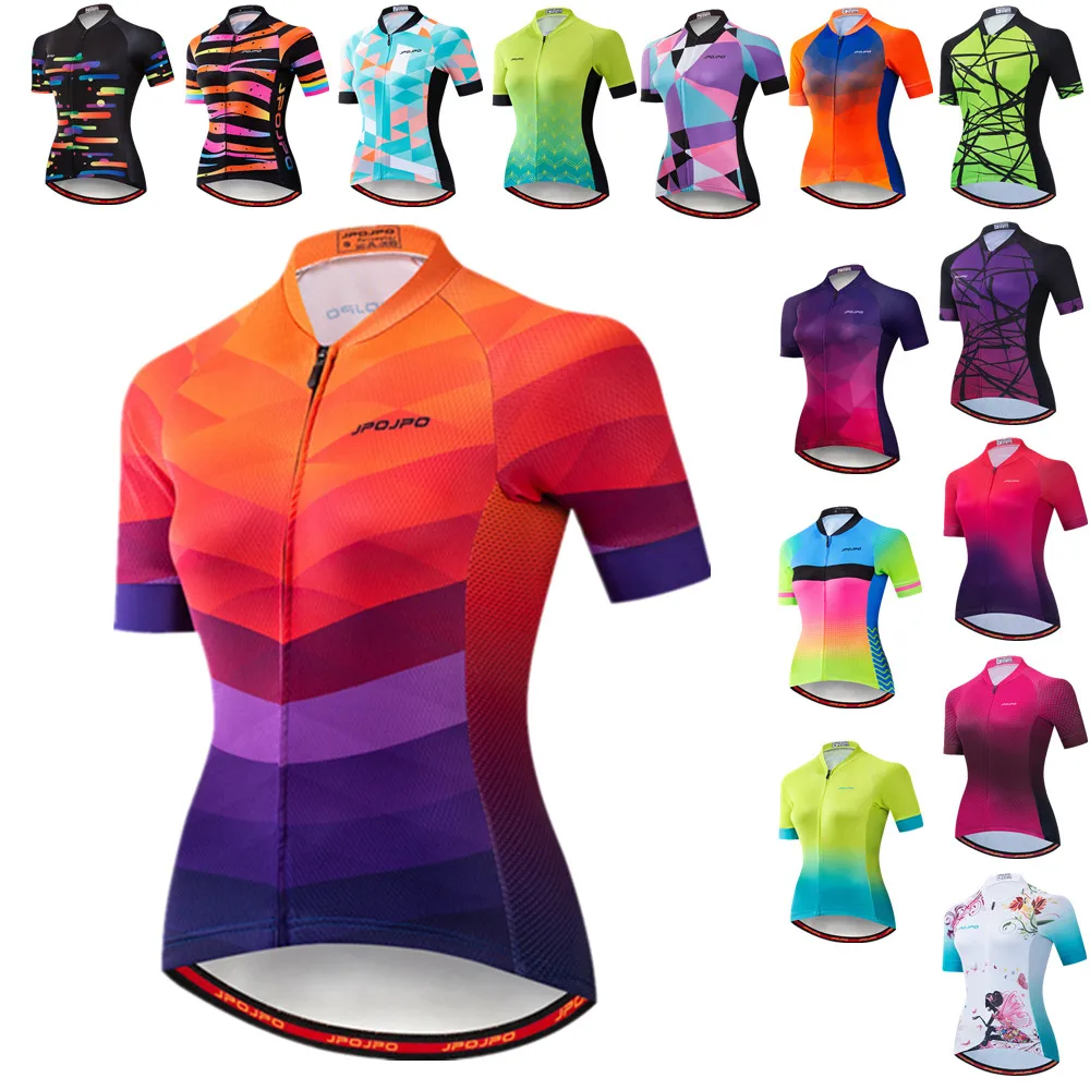 

Weimostar Pro Women's Cycling Jersey Summer Bike Shirt Road Biking Jersey Mountain Bicycle Clothing Tops Team Cycling Shirts