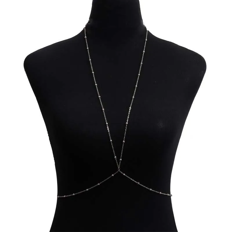 Women's Bohemian Simple Bead Waist Chain, Beach Accessory