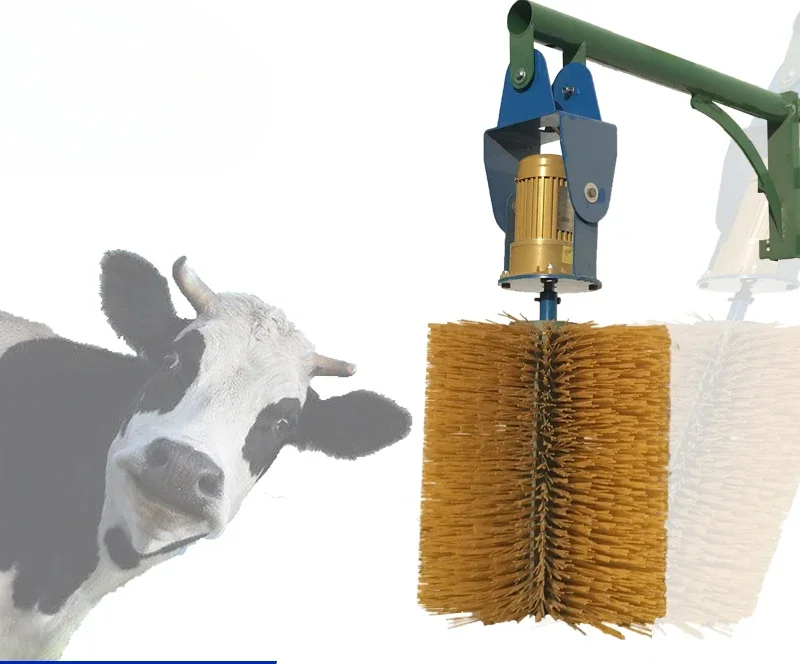 Electric cow body brush for ranch, automatic intelligent cow body brush, rotating and swinging cow massage itching brush roller