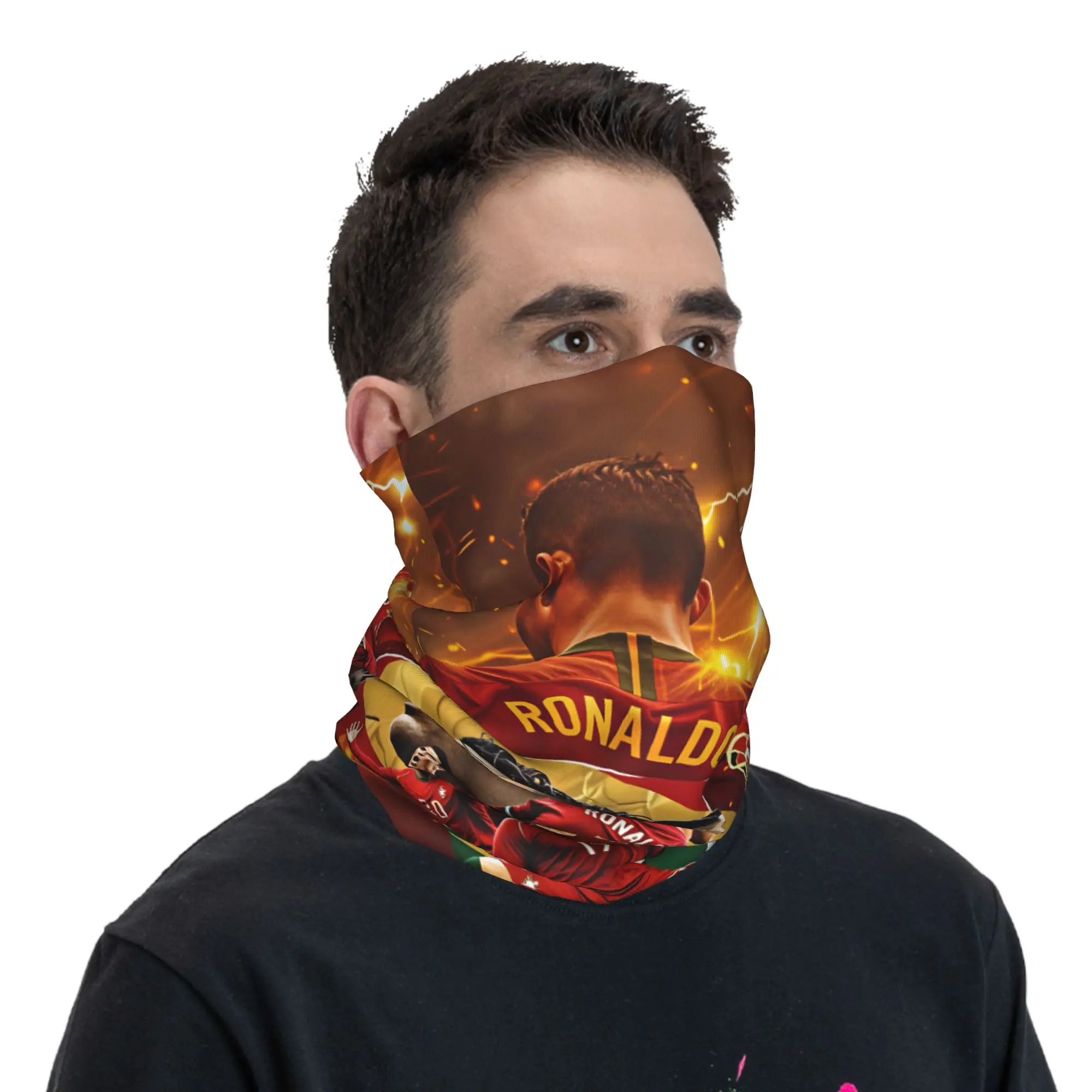 R-Ronaldos 2026 Bandana  Fashion Punk Balaclava Spring Running Travel Sun Protection Cycling Mask Neck Warmer Tactical Mask