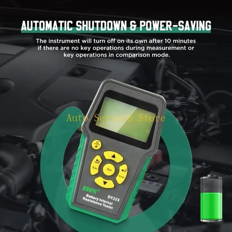 462A 4-Wire High Accuracy Lithium Battery Internal Resistance Tester Batteries Internal Resistance Meter Electric Vehicle