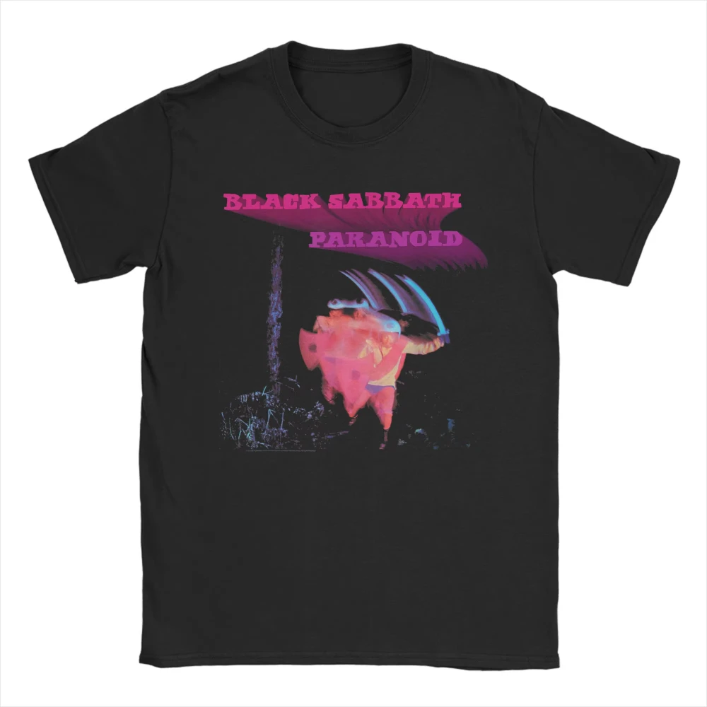 

2025 Summer New Black Sabbath T-Shirt Men's and Women's Novelty Cotton T-Shirt Crew Neck Short Sleeve T-Shirt Large Size