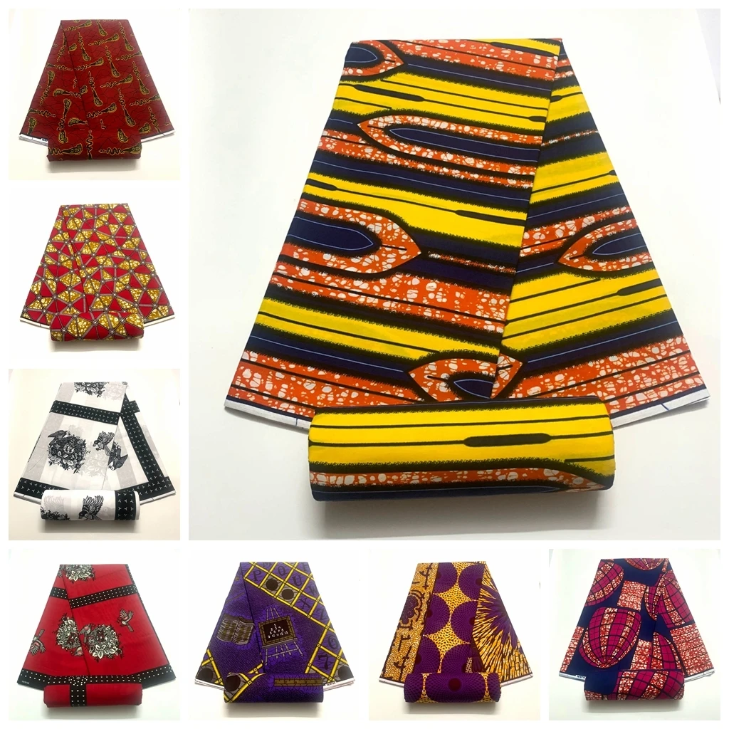 African real wax prints fabric 2024 nigerian ankara wholesale Ghana 100% cotton veritable guaranteed original sewing material