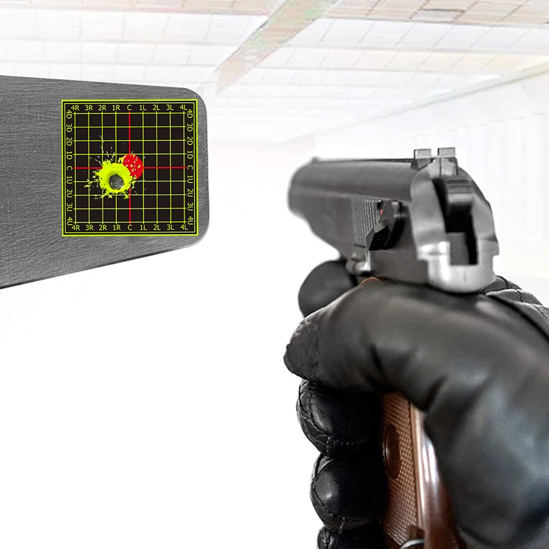 4 بوصة متقلب سبلاش اطلاق النار ممارسة الفلورسنت الهدف ملصقات 100 قطعة اطلاق النار الهدف لوازم التدريب ملصقات الفلورسنت اللون المغلفة التسمية (يمكن استخدام البنادق الحقيقية لممارسة مسدس الهواء أهداف قاعة الرماية المنزلية