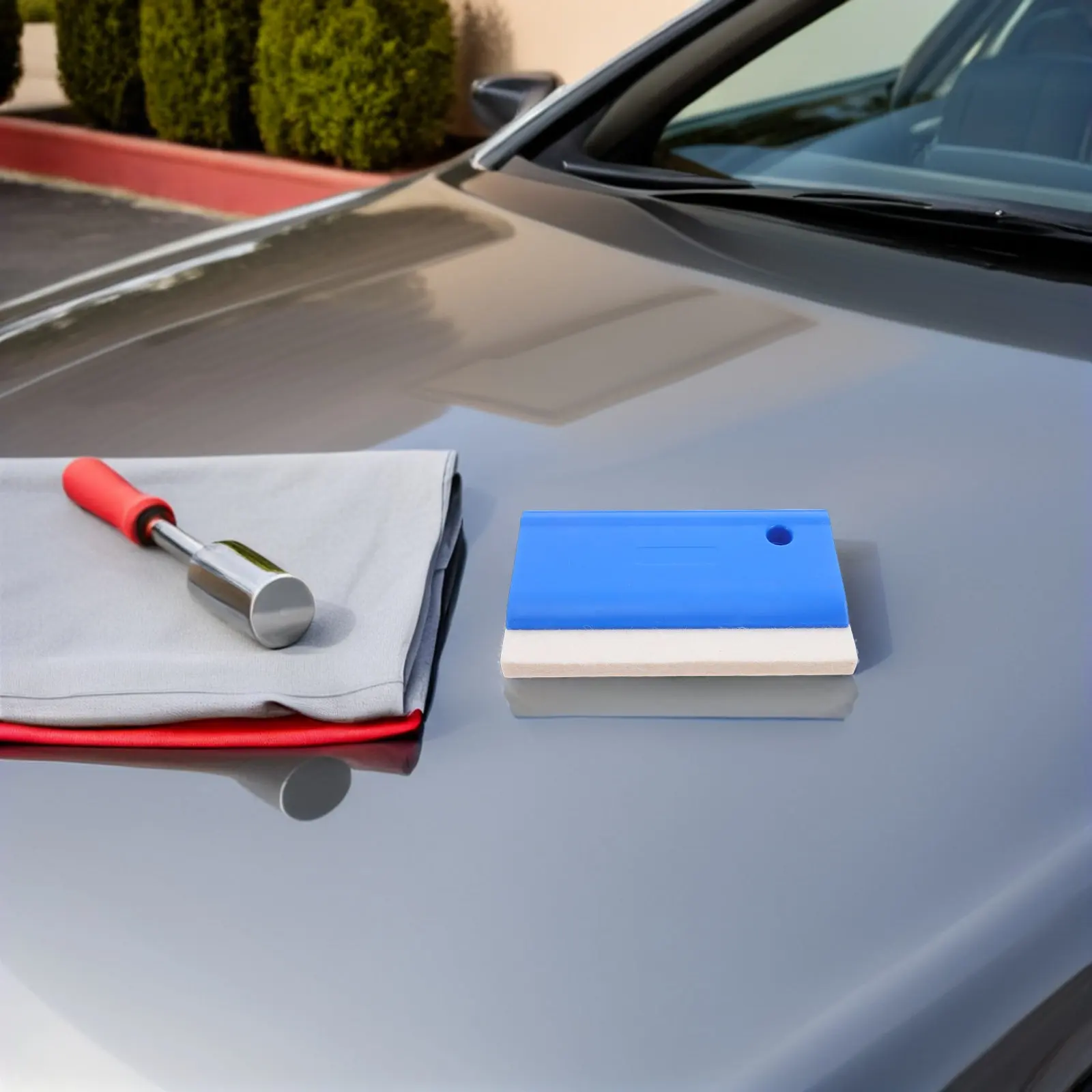 Professional Automotive Squeegee for Car Color Change Film Vinyl Wrap Application Bubble Free Smoothing Tool Corner Window Tint