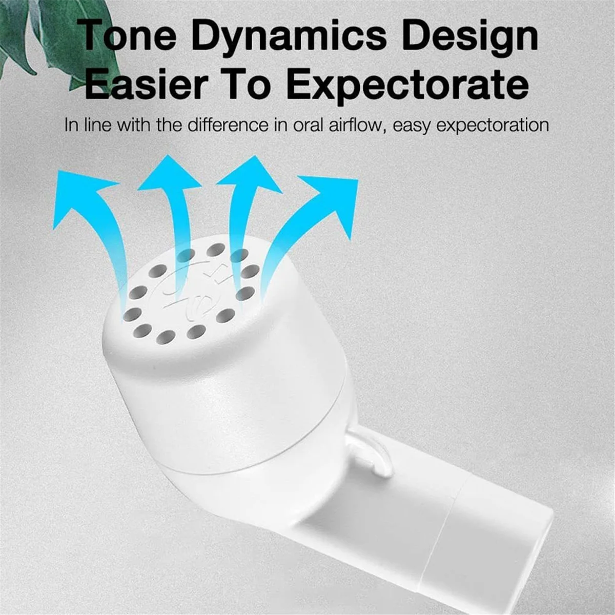 

Lo-ok Mucus Removal Device Lung Expander Breathing Exercise Respiratory Muscle Trainer Phlegm Remover Clear -Blue