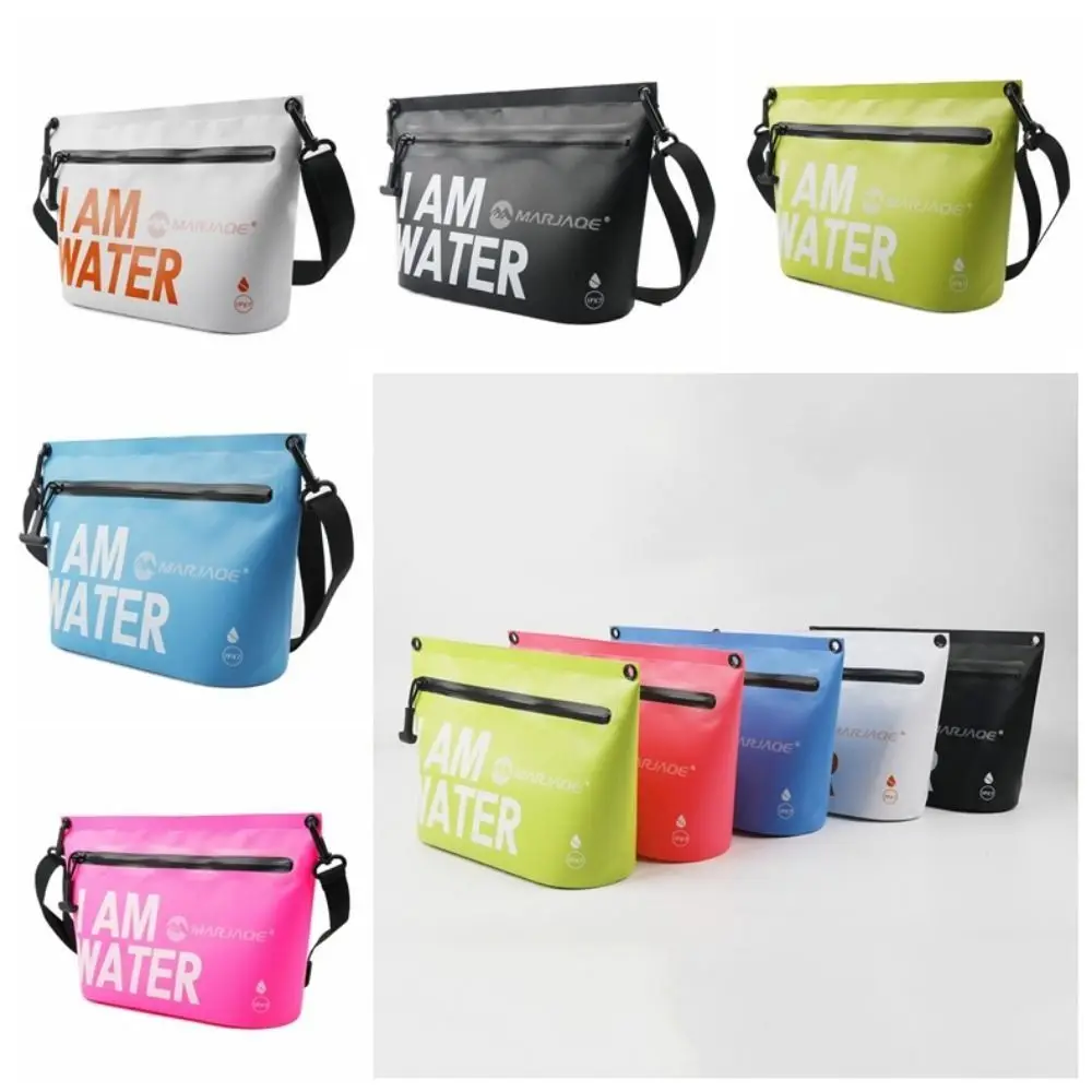 Handbag Creative Waterproof Storage Bag Durable PVC Waterproof Dry Bag Portable with Zipper Rainproof Shoulder Bags Beach