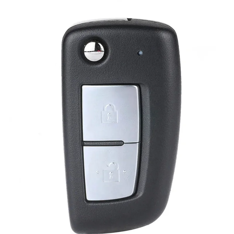 KEYECU-Auto Flip Remoto Key Fob, 2 Botões, 433MHz, PCF7961M, Chip 4A para Nissan Qashqai X-Trail Pulsar Micra Juke, FCC # CWTWB1G767