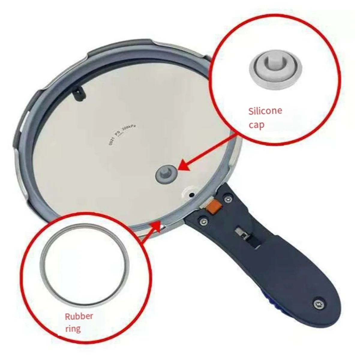 Подходит для скороварки WMF Fortemper, уплотнение индикатора скороварки, силиконовая крышка