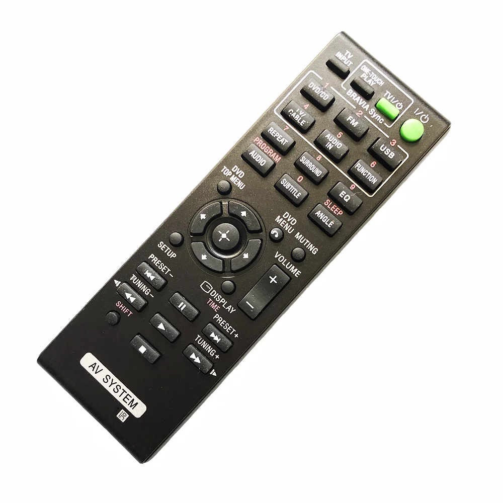 التحكم عن بعد لسوني RM-ADU101 DAV-TZ135 DAV-TZ140 HBD-TZ140 DAV-TZ150 HBD-TZ145 DAV-TZ145 AV-RZ130 نظام الصوت والفيديو AV
