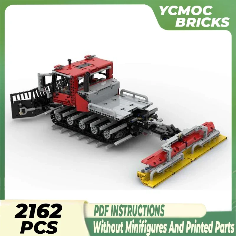 YcmocBricks Moc Building Blocks Mechanical Model Series Large Snowplows Technology Bricks DIY Toys For Kids Children Gifts