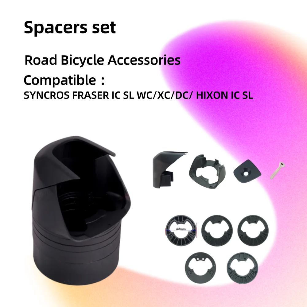 Spacers Set For SYNCROS FRASER IC SL WC/XC/DC/ HIXON IC SL / RISE Integrated Cockpit Plastic Material Bicycle Gasket Accessories