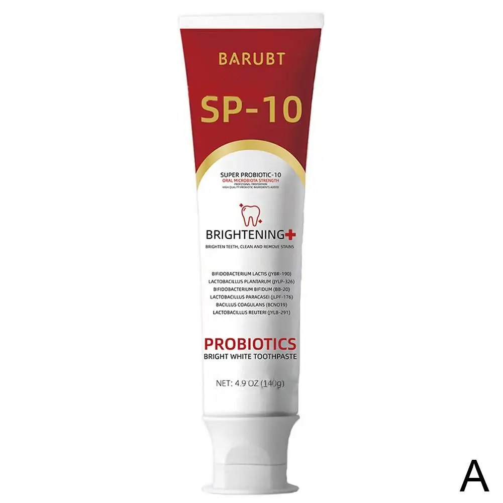 Dentifrice probiotique SP-10 140g 140g Soin dentaire Menthe Bien-être Doux Sans Rafraîchissement Dentifrice Dentifrice Fluorure Haleine Healt R4V1