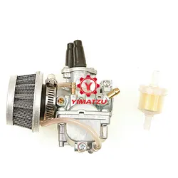 YIMATZU 2-Stroke Bicycle Engine carburetor Kit for F49CC 60CC 80CC Engine 19-21mm