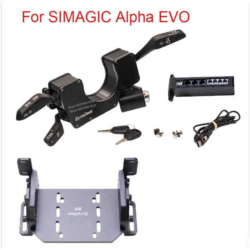 Racing Simulator Euro Truck Steering Wheel Turn Signal Headlight Wiper Auto Rebound Cruise control Switch For SIMAGIC Alpha EVO