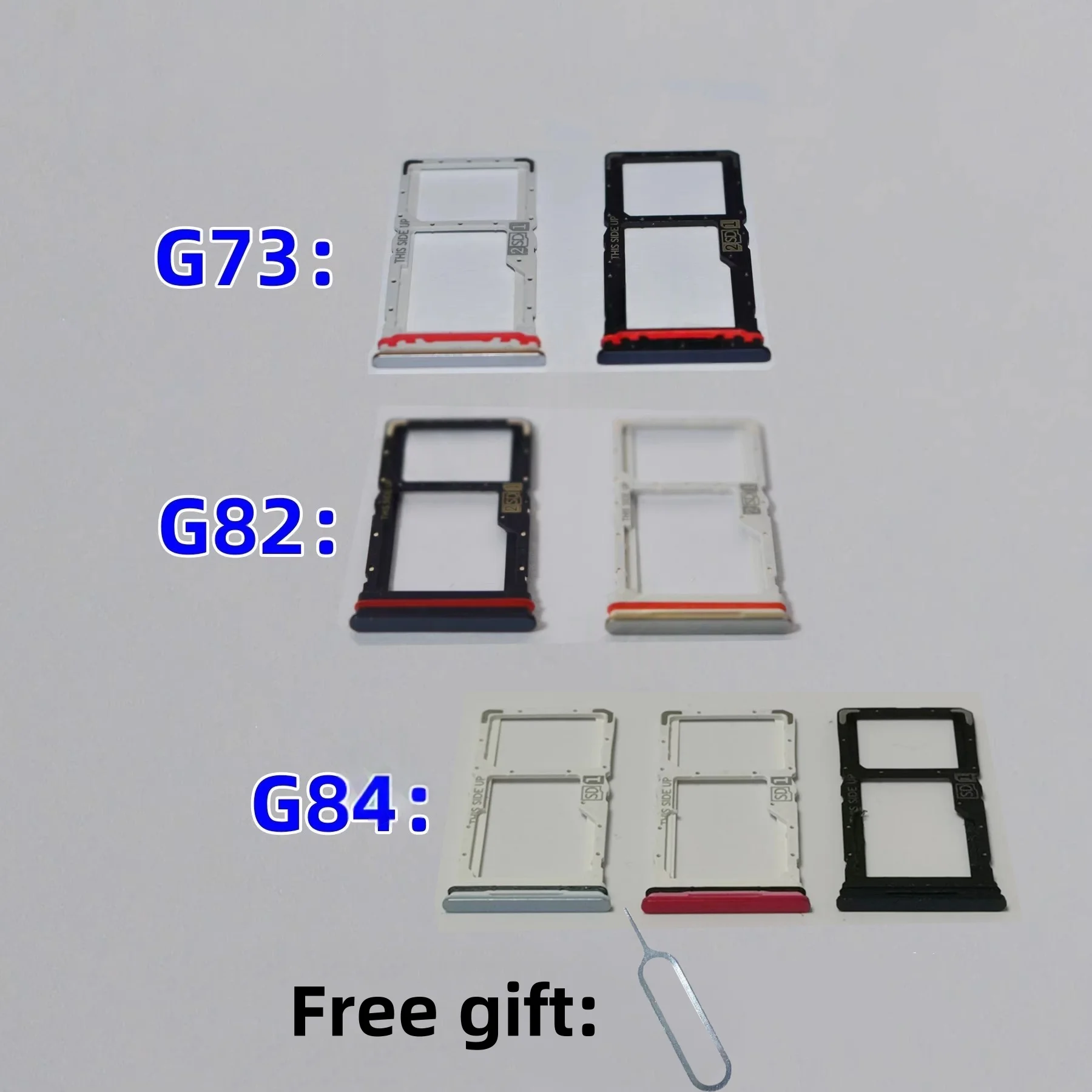 

SIM Card SD card Adapter Tray chip slot drawer Holder For Motolola Moto G73 G82 G84 XT2337-2 XT2225-2 tray slot sim card tray