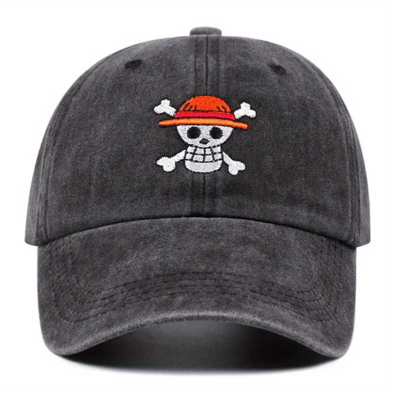 Baseball Cap New Embroidered Skull Hat Four Seasons All Cool Duck Cap Men and Women With The