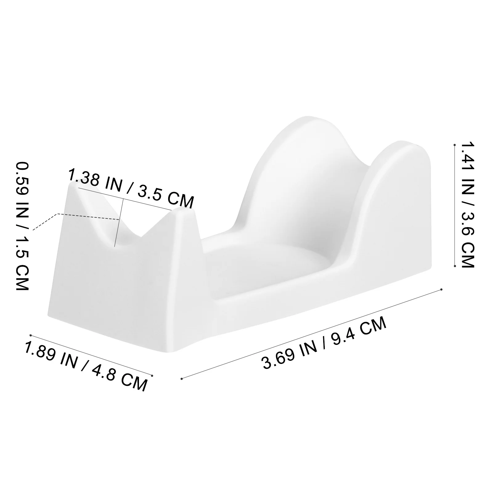 Staffa per maniglia per lucidatrice elettrica da 2 pezzi, rack di stoccaggio da tavolo in plastica di alta qualità per la molatura portatile del salone di bellezza domestico