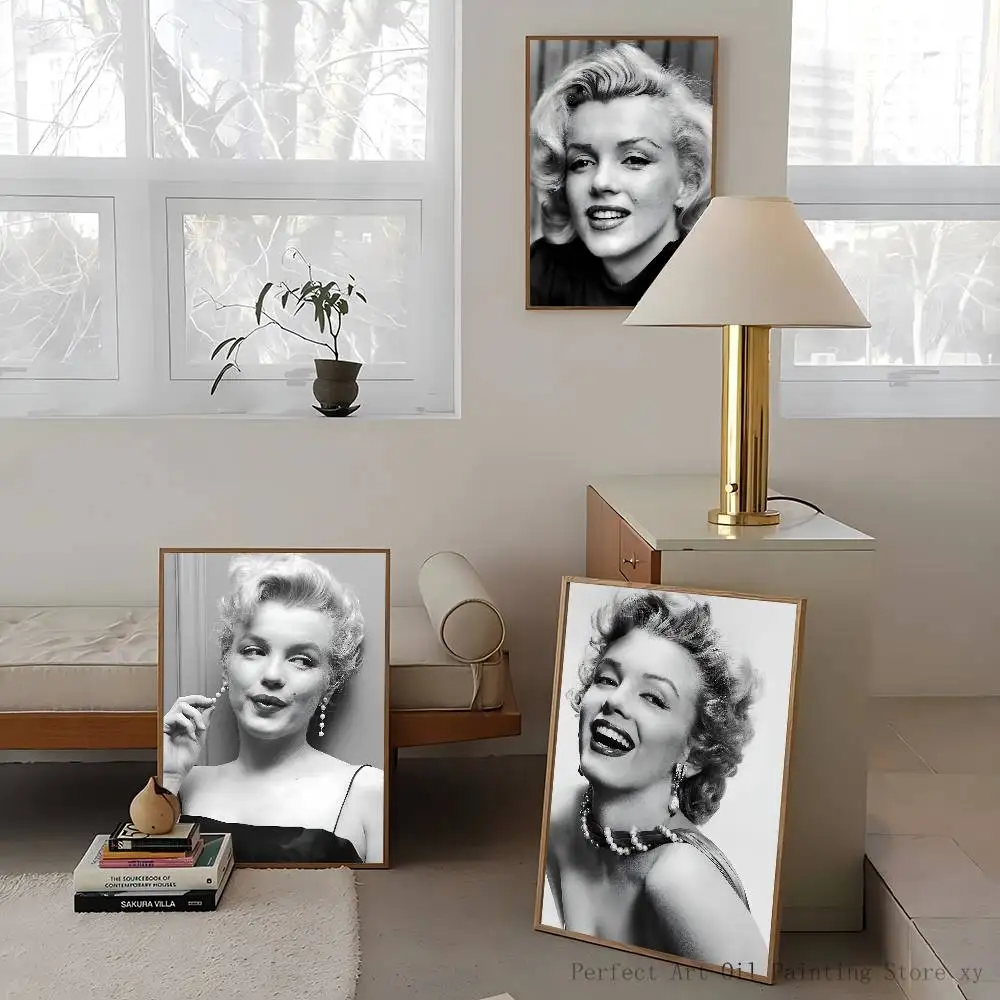 مارلين مونرو المشارك ورقة طباعة غرفة المعيشة المنزلي غرفة نوم مدخل بار مطعم مقهى الفن