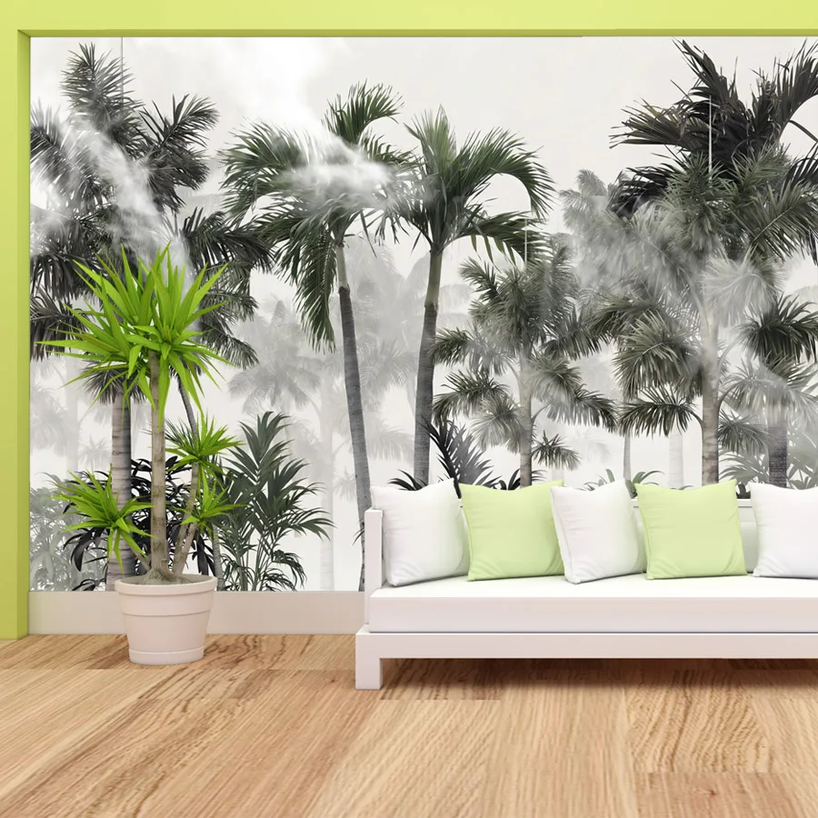 

Custom Removable Peel and Stick Wallpaper Optional Jungle Tree Forest Wallpapers for Living Room Wall Papers Home Decor Covering