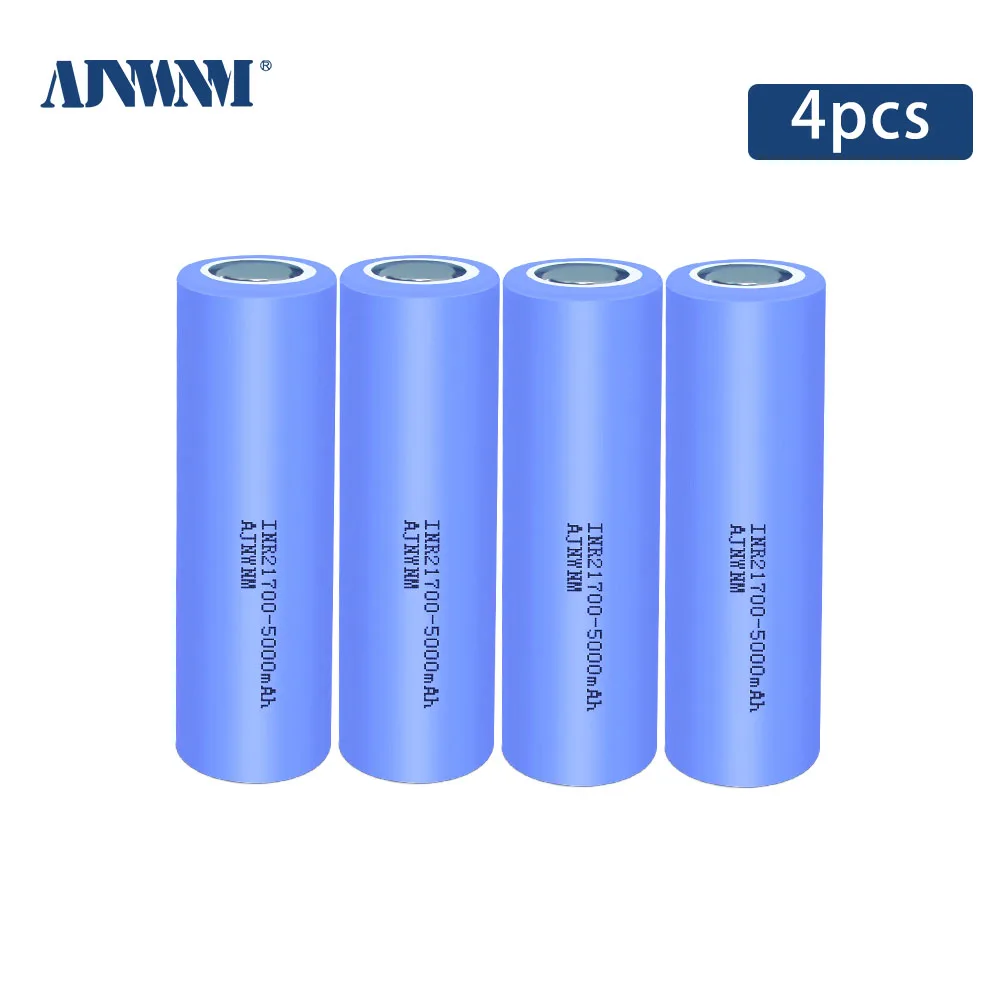 

AJNWNM 21700 5000mah Rechargeable Battery 30A 3.7V 5C discharge High Power batteries For High-power Appliances and 21700 box