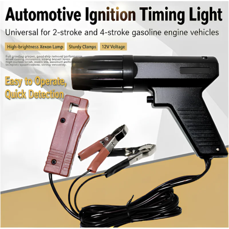 12V Car Ignition Timing Gun Engine Ignition Timing Induction Strobe Light Suitable For Car And Motorcycle Repair Tools