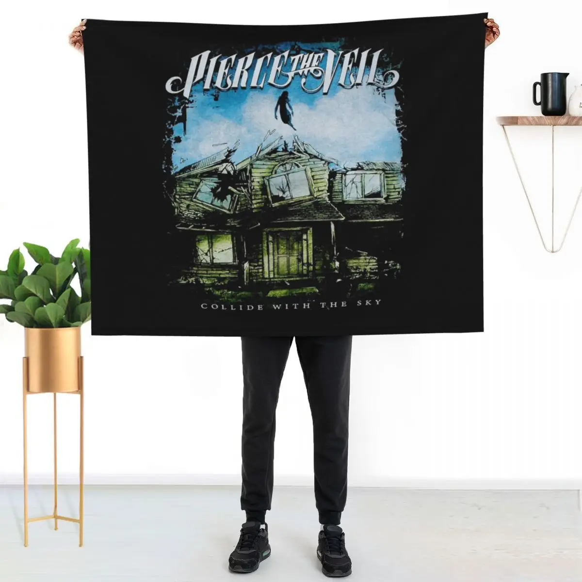 Gifts For Men Between A Rock And A Hard Place Gift For Music Fans Throw Blanket For Baby Cute Blankets Sofas Blankets