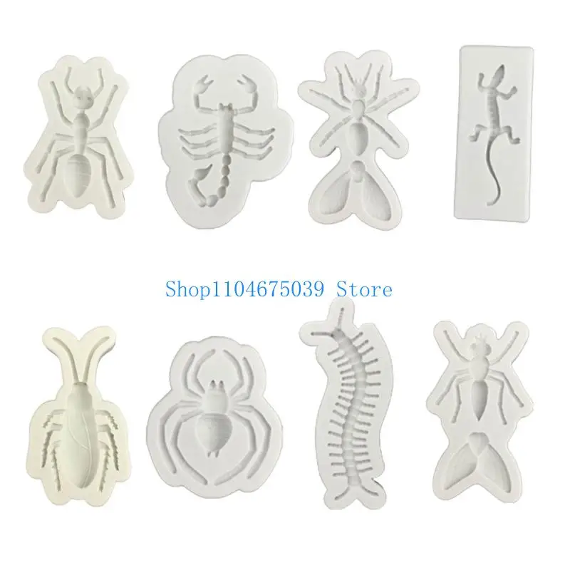 

5asd Multi Purpose Silicone Mold For Realistic Bugs Halloween Crafts And Event Decoration