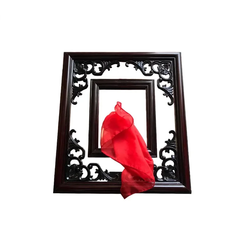 silk-through-mirror-magic-tricks-handkerchief-through-glass-magia-magician-stage-illusions-gimmick-prop-mentalism-comedy