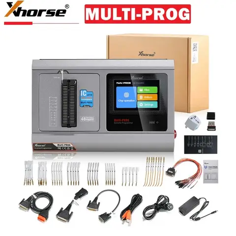 Xhorse-Programmeur multi-prog ECU, boîte de vitesses, prise en charge ECU & TCU, lecture/écriture/clone, version mise à jour de VVDI Prog