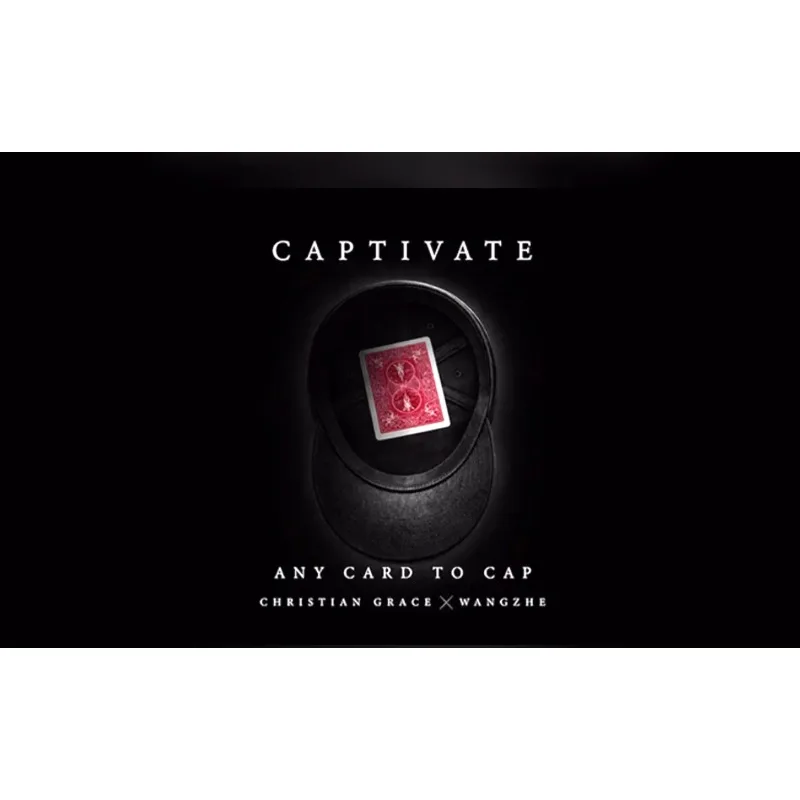 Captivate By Christian Grace Gimmicks Professional Close Up Magic Prop Signed Card Appearance Illusion Card To Hat Magic Trick