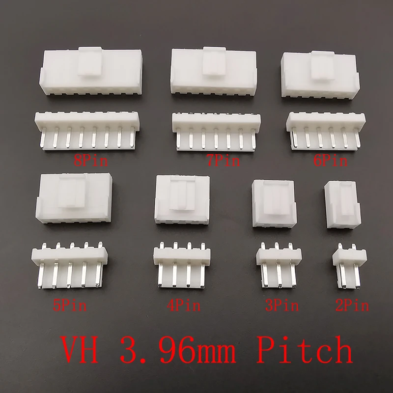 100Pcs Jst Vh 3.96M… - image