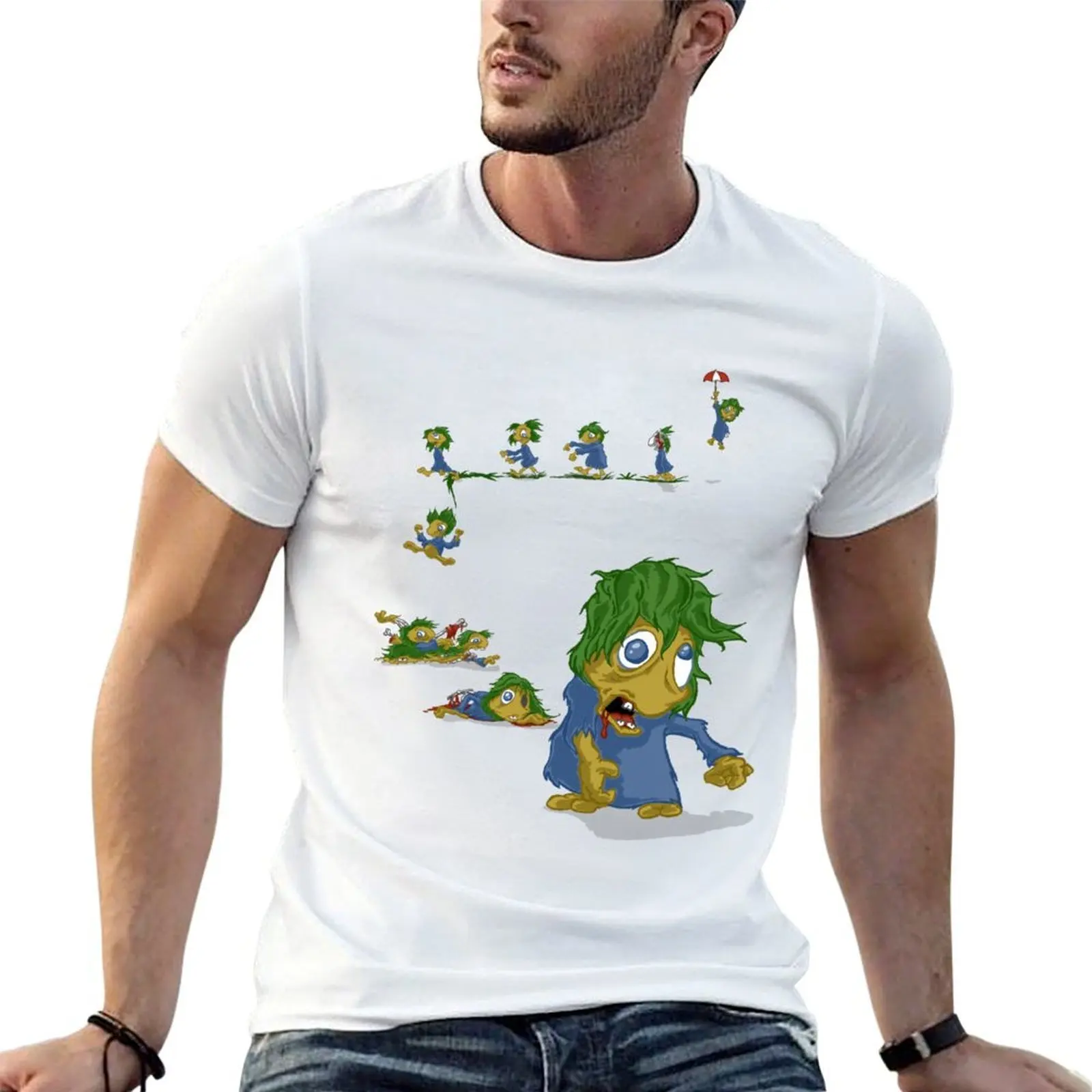 Lemming Dead T-Shirt t shirts designer t shirts cotton 100% t shirts for man pack white T-shirt