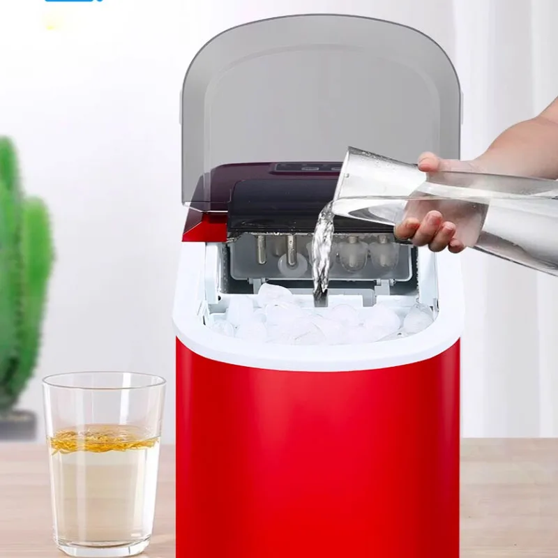 Household small ice machine automatic commercial desktop ice cube making machine tea shop coffee shop ice machine